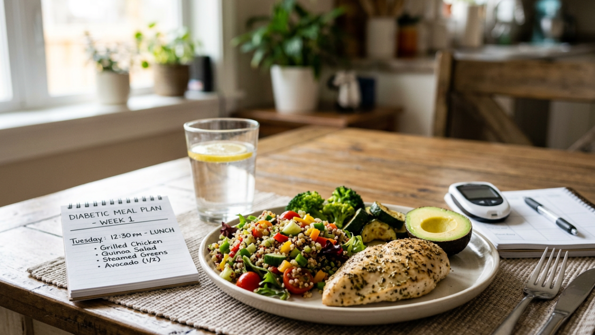 Diabetic Meal Plan: Simple Plate Method + 7-Day Menu